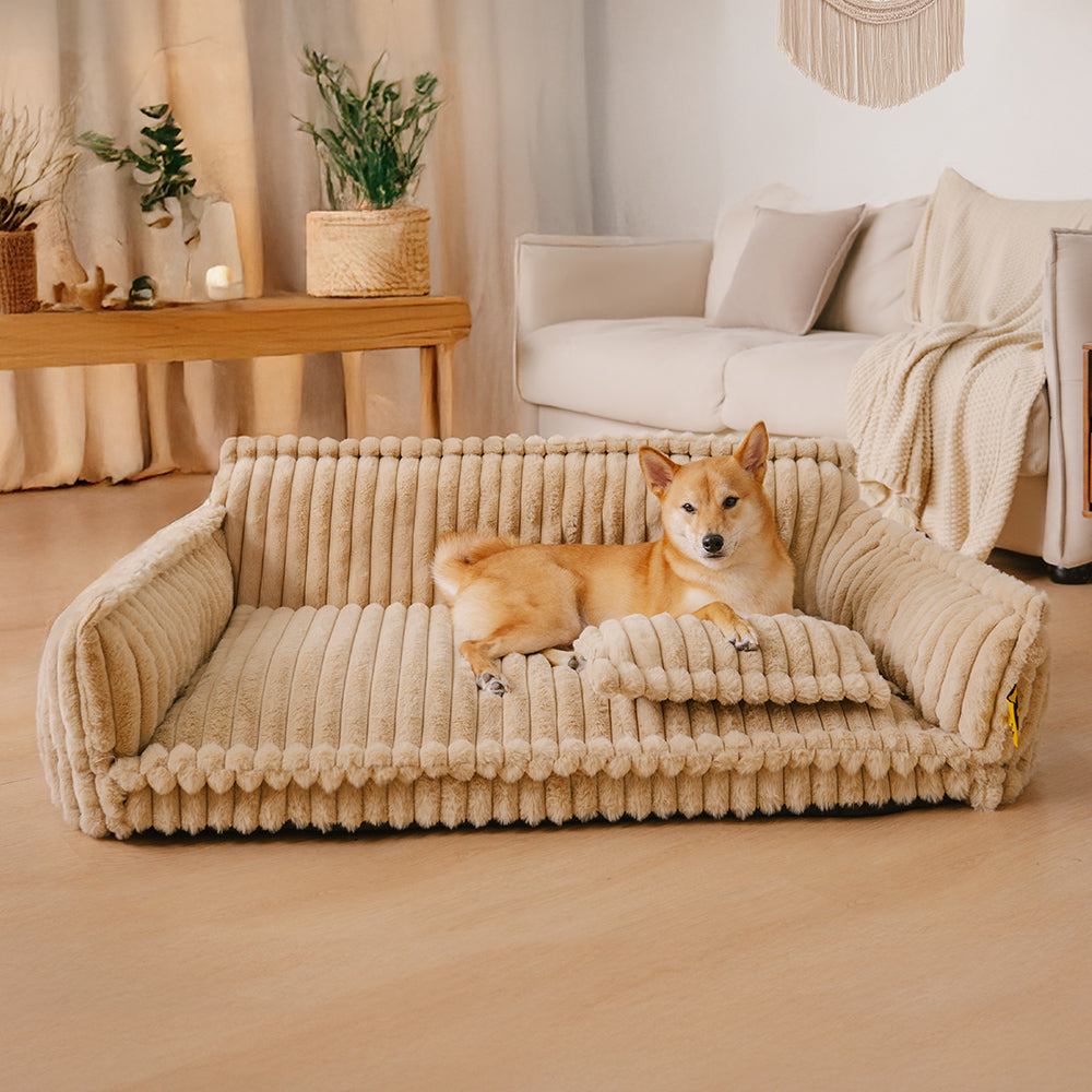Large Washable Fluffy Orthopedic Soft Dog Pillow Dog Sofa Bed-Snoozy Dreams