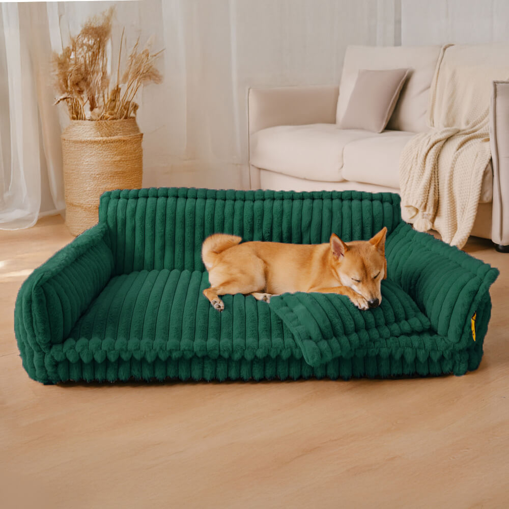 Large Washable Fluffy Orthopedic Soft Dog Pillow Dog Sofa Bed-Snoozy Dreams
