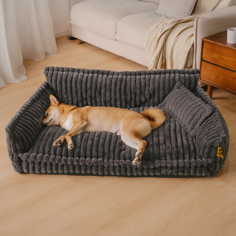 Large Washable Fluffy Orthopedic Soft Dog Pillow Dog Sofa Bed-Snoozy Dreams