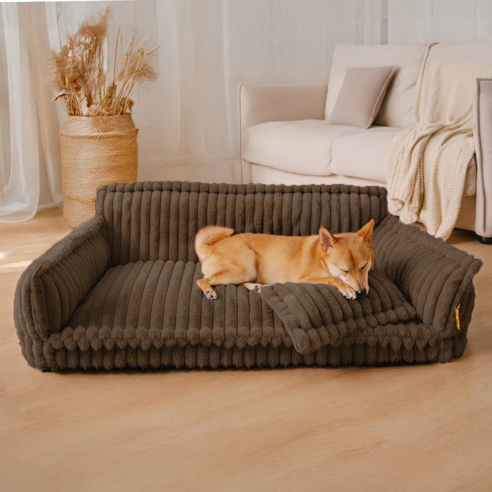 Large Washable Fluffy Orthopedic Soft Dog Pillow Dog Sofa Bed-Snoozy Dreams