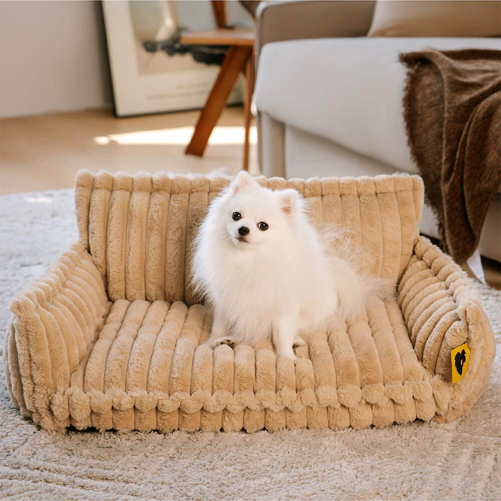 Large Washable Fluffy Orthopedic Soft Dog Pillow Dog Sofa Bed-Snoozy Dreams