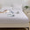 Classic Solid Brushed Double-Layer Waterproof Fitted Sheet Mattress Cover
