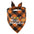 Halloween Pet Plaid Letter Bib | Cotton Gift Bib for Pets