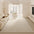 Creamy Striped Minimalist Modern Cashmere Rug