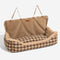 Large Classic Fluffy Booster Dog Car Seat-Keep Secure