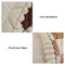 Checkered Velvet Sofa Pad Anti-Slip Quilted Couch Cover