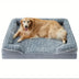 Cama de perros ortopédica de soporte envolvente impermeable desmontable
