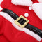 Stereoskopisches Weihnachts-Weihnachtsmann-Outfit, Hut, Cosplay, Hundekostüm