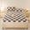 Warm Checkerboard Plush Mattress Topper and Pillowcase