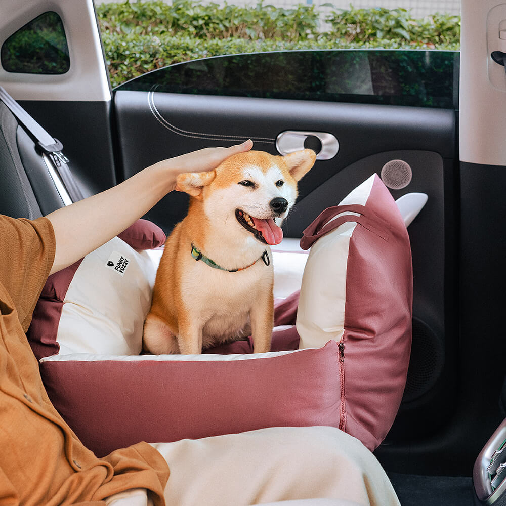 Orejas de oso cama de seguridad para el automóvil para perros