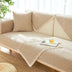 Hand-woven Cotton Linen Non-slip Couch Cover for All Seasons