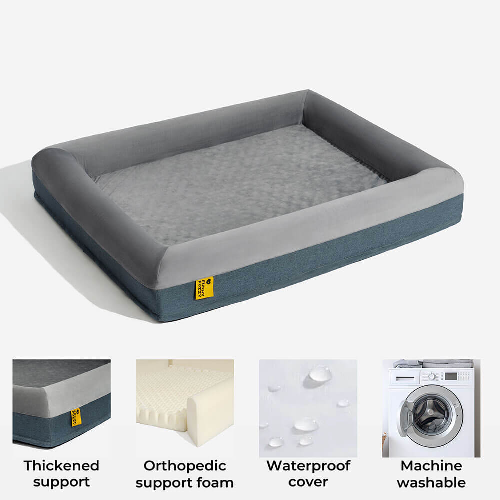 Cama de perros ortopédica premium Dormir con un juego alegre Davging Bed