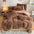 Romantic Luxury Thickened Warm Long Plush Bed Sheet Set