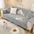 Wave Pattern Soft Plush Non-slip Couch Cover
